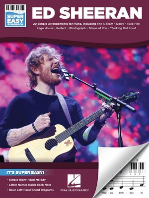 cover image of Ed Sheeran--Super Easy Songbook